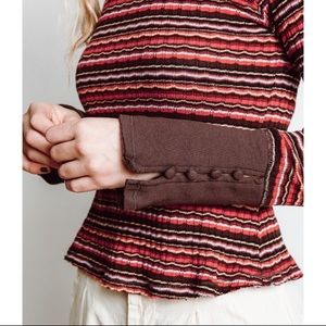 Free People Earthen Combo Thermal XS shirt